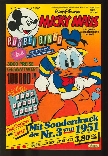 Micky Maus 1987: Nr. 7: