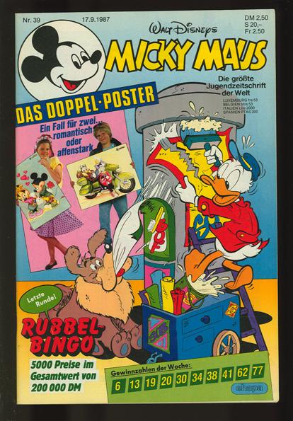 Micky Maus 1987: Nr. 39: