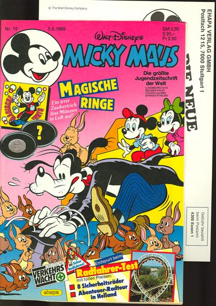 Micky Maus 1988: Nr. 19: