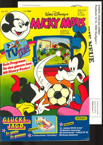 Micky Maus 1988: Nr. 23: