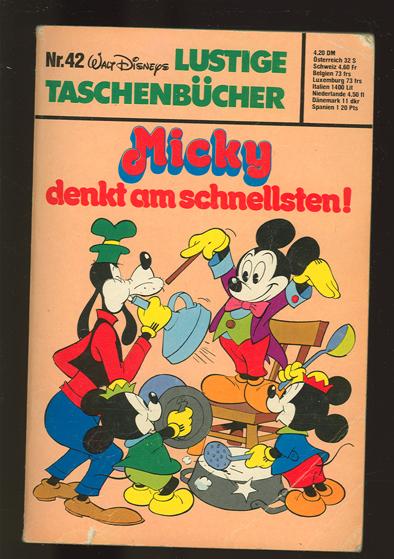 Walt Disneys Lustige Taschenbücher 42: Micky denkt am schnellsten (1. Auflage)
