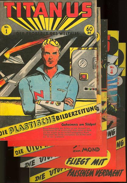 Titanus (Nachdruck 1-5 komplett Wäscher u.a.)