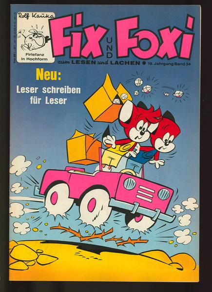 Fix und Foxi: 19. Jahrgang - Nr. 34