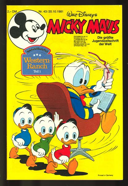 Micky Maus 1981: Nr. 43:
