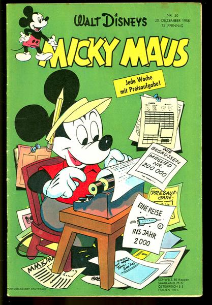Micky Maus 1958: Nr. 50:
