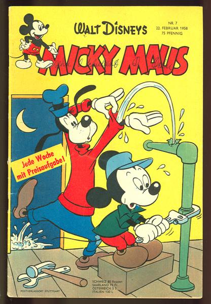 Micky Maus 1958: Nr. 7: