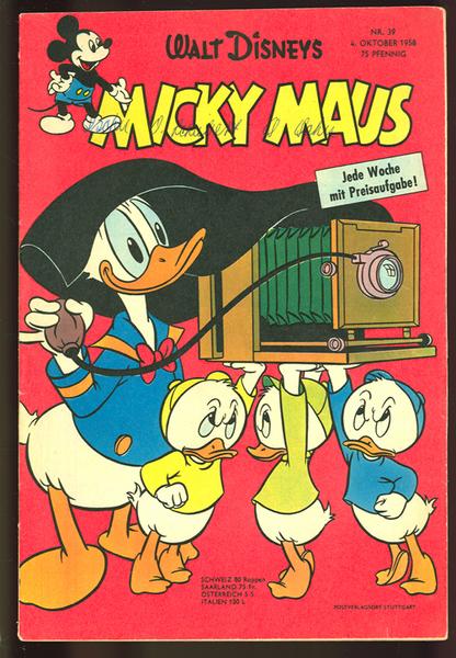 Micky Maus 1958: Nr. 39: