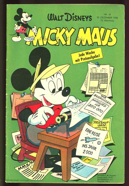 Micky Maus 1958: Nr. 50: