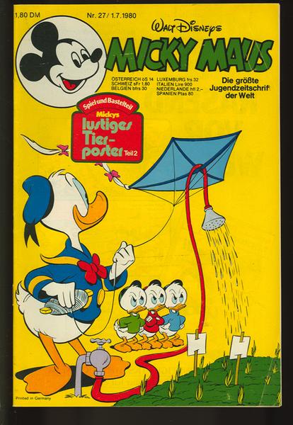 Micky Maus 1980: Nr. 27: