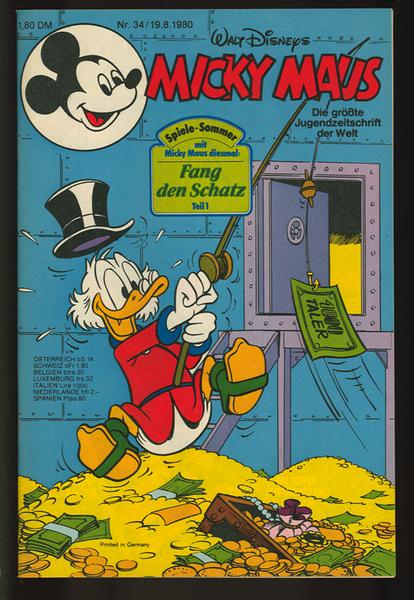 Micky Maus 1980: Nr. 34: