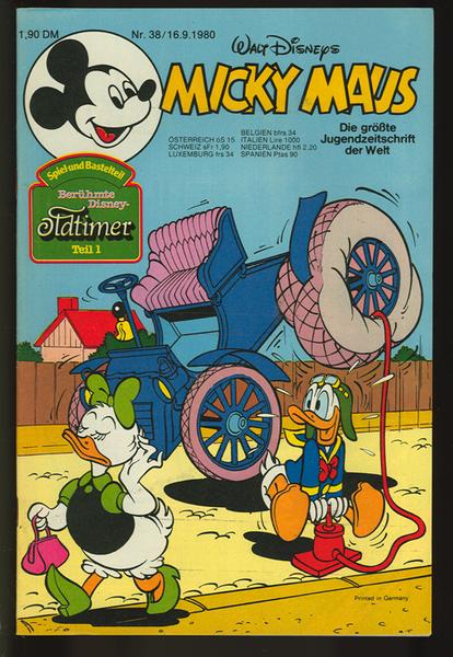 Micky Maus 1980: Nr. 38: