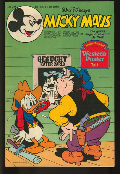 Micky Maus 1980: Nr. 42: