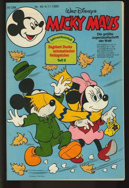 Micky Maus 1980: Nr. 45: