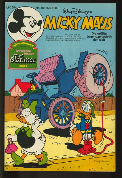 Micky Maus 1980: Nr. 38: