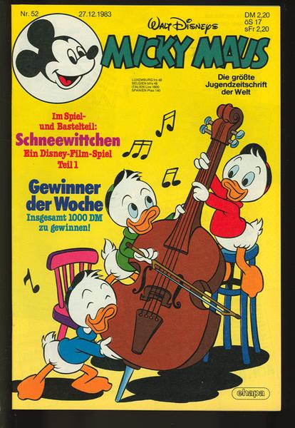 Micky Maus 1983: Nr. 52: