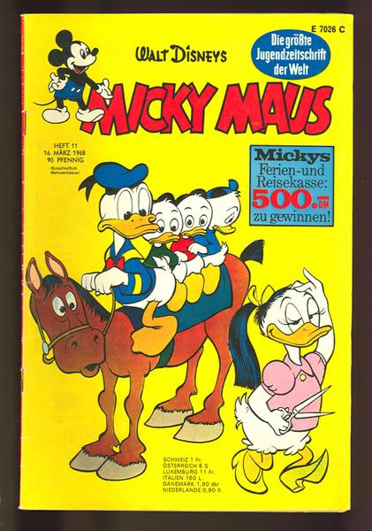 Micky Maus 1968: Nr. 11: