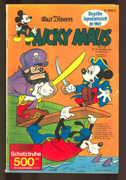 Micky Maus 1968: Nr. 39: