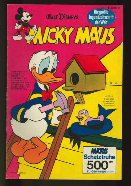 Micky Maus 1969: Nr. 18: