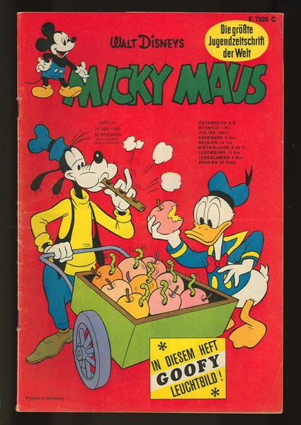 Micky Maus 1969: Nr. 21: