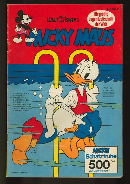 Micky Maus 1969: Nr. 22: