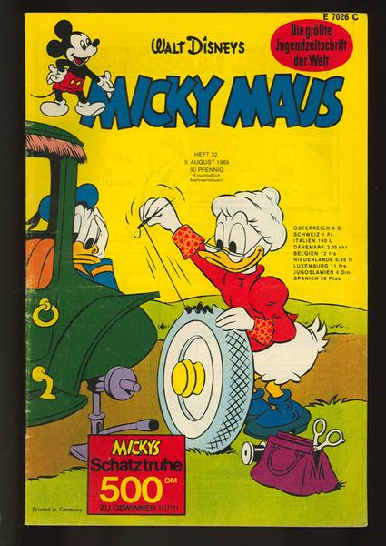 Micky Maus 1969: Nr. 32: