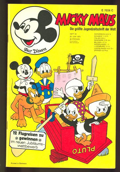 Micky Maus 1970: Nr. 25: