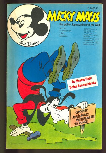 Micky Maus 1970: Nr. 32: