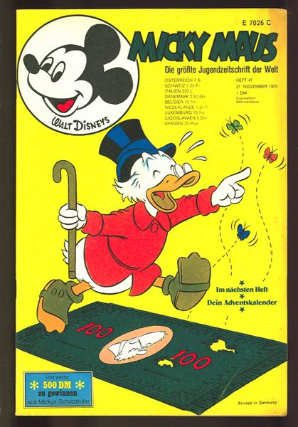 Micky Maus 1970: Nr. 47: