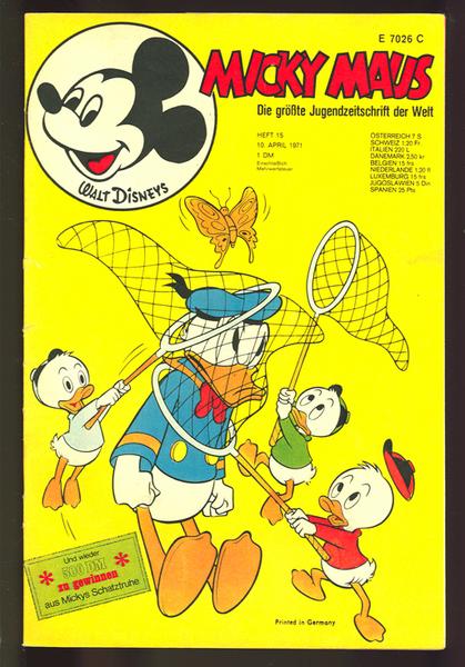 Micky Maus 1971: Nr. 15: