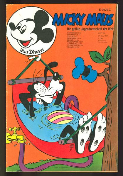Micky Maus 1971: Nr. 30: