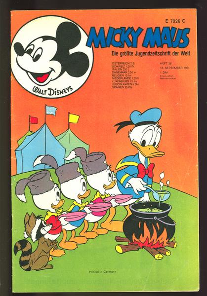 Micky Maus 1971: Nr. 38: