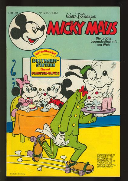 Micky Maus 1980: Nr. 3: