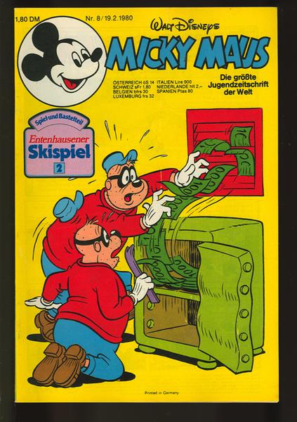 Micky Maus 1980: Nr. 8: