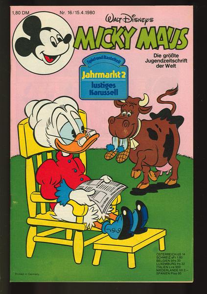 Micky Maus 1980: Nr. 16: