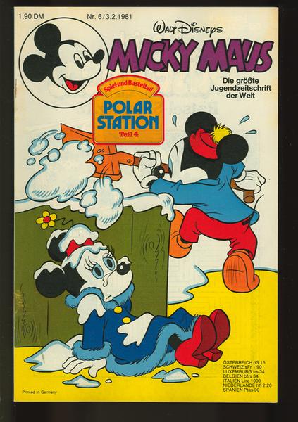 Micky Maus 1981: Nr. 6: