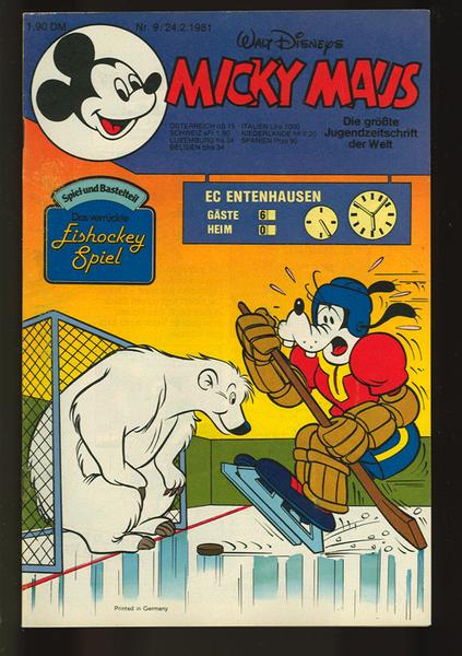 Micky Maus 1981: Nr. 9: