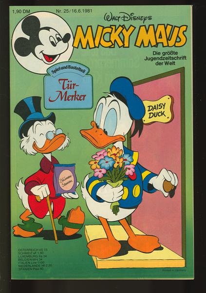 Micky Maus 1981: Nr. 25: