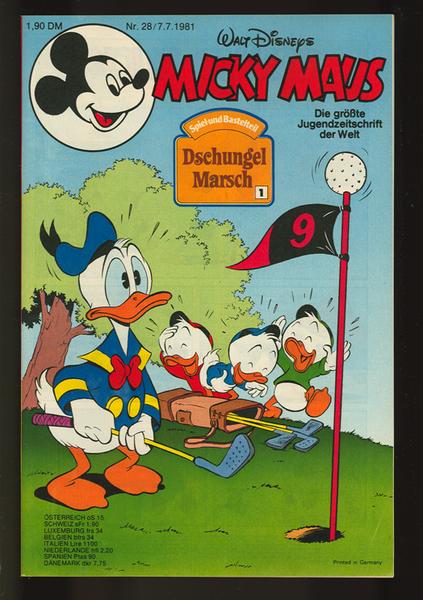 Micky Maus 1981: Nr. 28:
