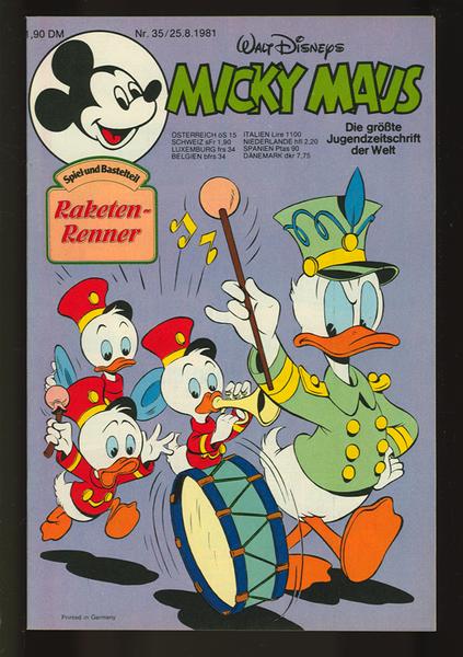 Micky Maus 1981: Nr. 35: