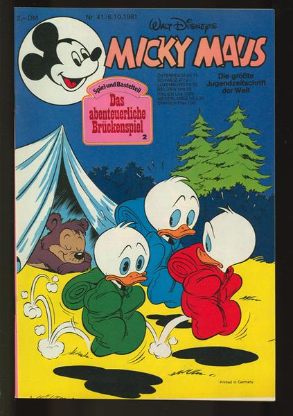 Micky Maus 1981: Nr. 41: