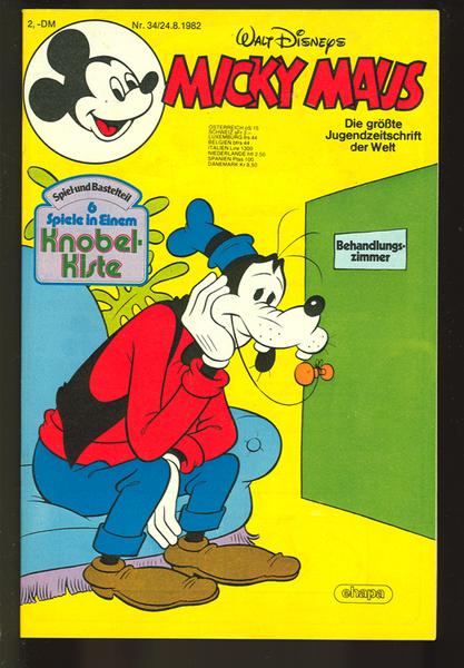 Micky Maus 1982: Nr. 34: