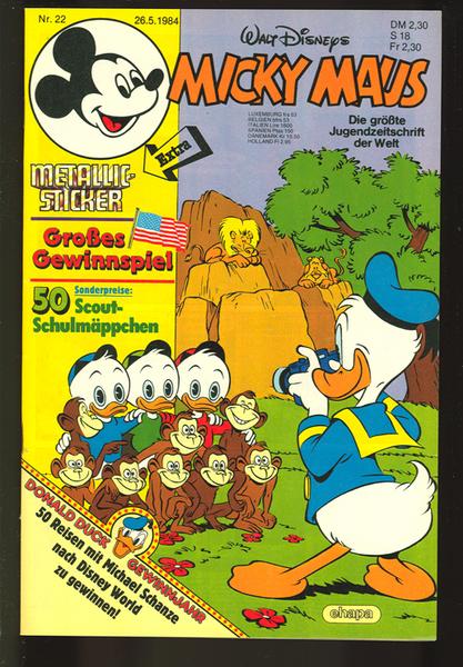 Micky Maus 1984: Nr. 22: