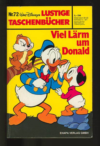 Walt Disneys Lustige Taschenbücher 72: Viel Lärm um Donald (1. Auflage)