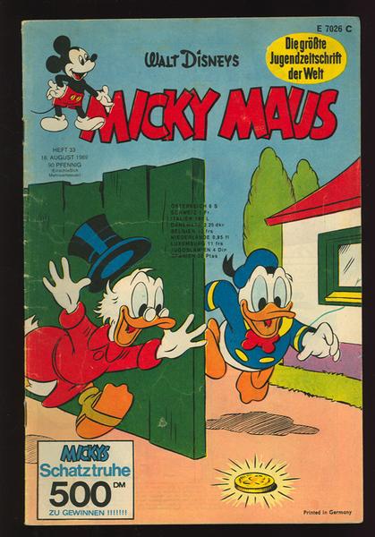 Micky Maus 1969: Nr. 33: