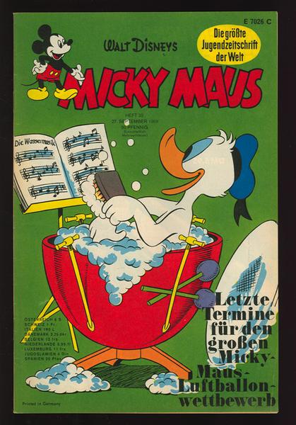 Micky Maus 1969: Nr. 39: