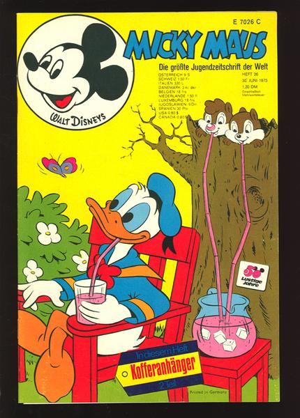 Micky Maus 1973: Nr. 26: