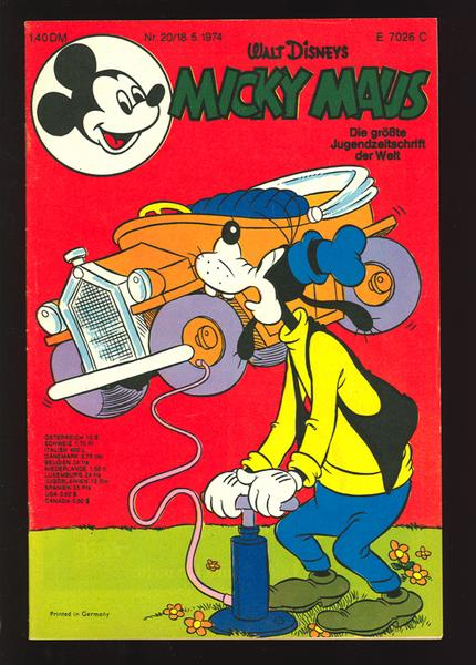 Micky Maus 1974: Nr. 20:
