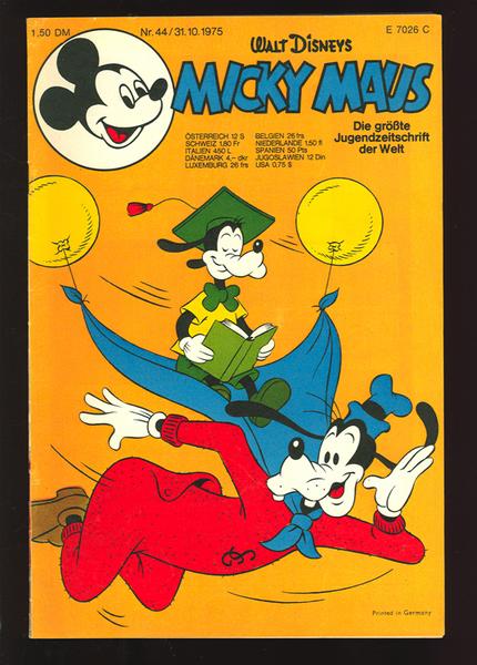 Micky Maus 1975: Nr. 44: