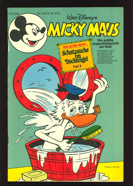 Micky Maus 1978: Nr. 43: