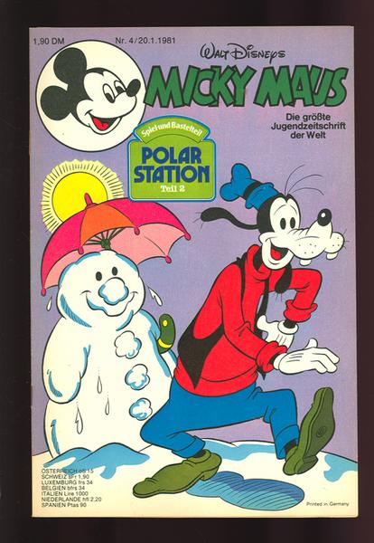 Micky Maus 1981: Nr. 4: